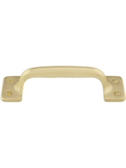 4 3/8-Inch On Center Solid Brass Handle